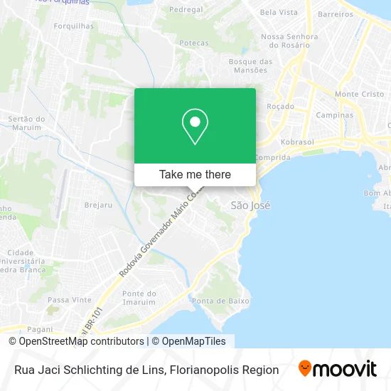 Rua Jaci Schlichting de Lins map
