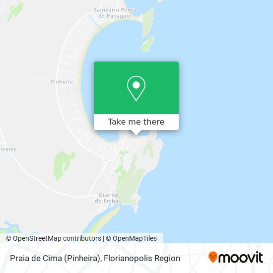Praia de Cima (Pinheira) map