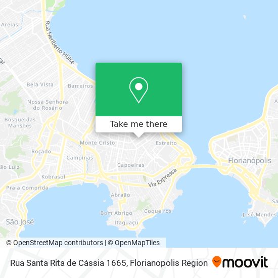 Rua Santa Rita de Cássia 1665 map