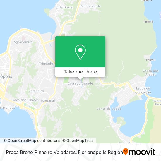 Mapa Praça Breno Pinheiro Valadares