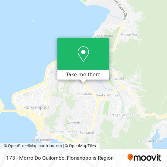 173 - Morro Do Quilombo map