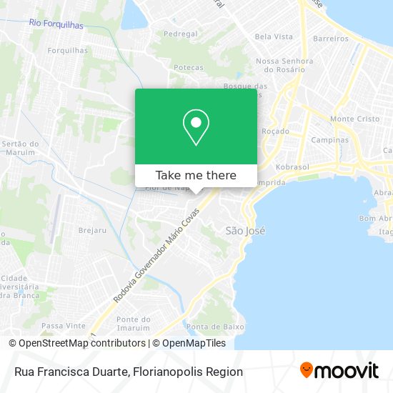Rua Francisca Duarte map