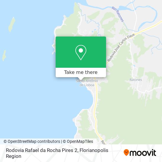 Rodovia Rafael da Rocha Pires 2 map