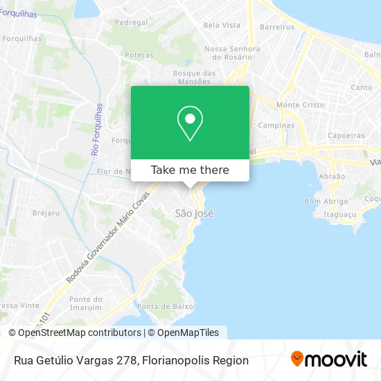 Rua Getúlio Vargas 278 map