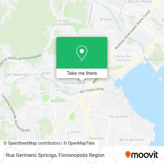 Rua Germano Spricigo map