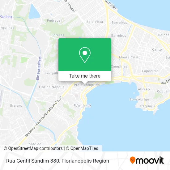 Rua Gentil Sandim 380 map