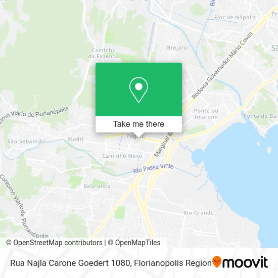 Rua Najla Carone Goedert 1080 map