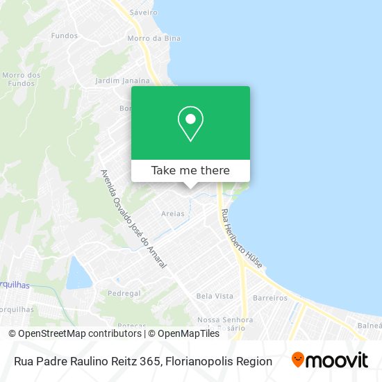 Mapa Rua Padre Raulino Reitz 365