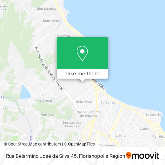 Rua Belarmino José da Silva 45 map