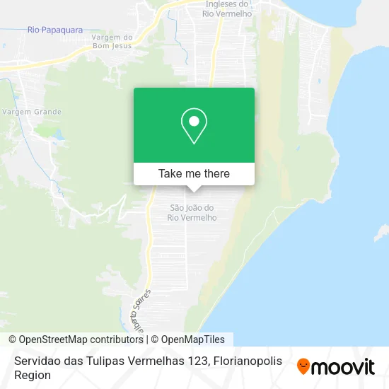 Servidao das Tulipas Vermelhas 123 map