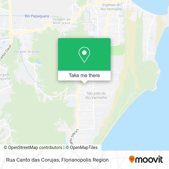 Rua Canto das Corujas map