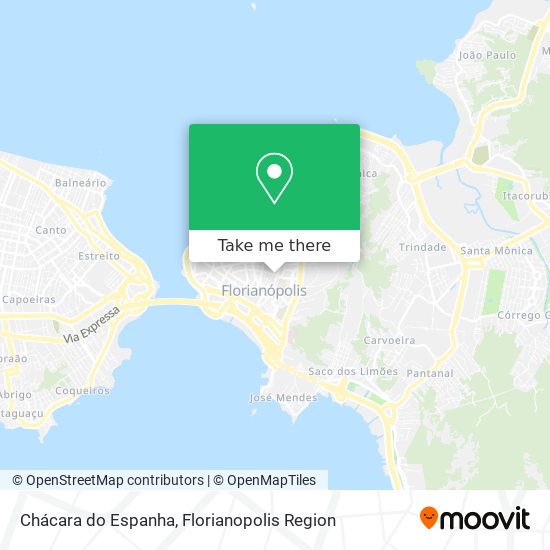 Chácara do Espanha map