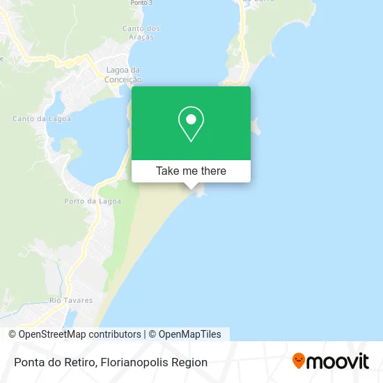 Ponta do Retiro map