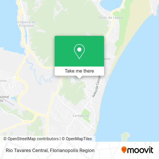 Rio Tavares Central map