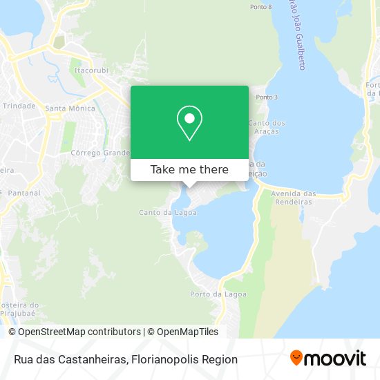 Rua das Castanheiras map
