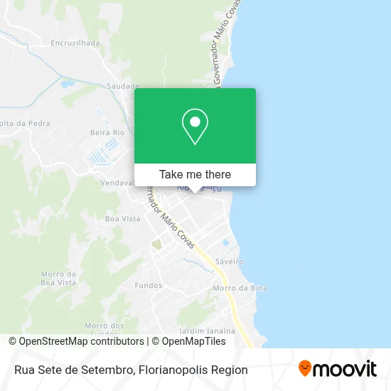 Rua Sete de Setembro map