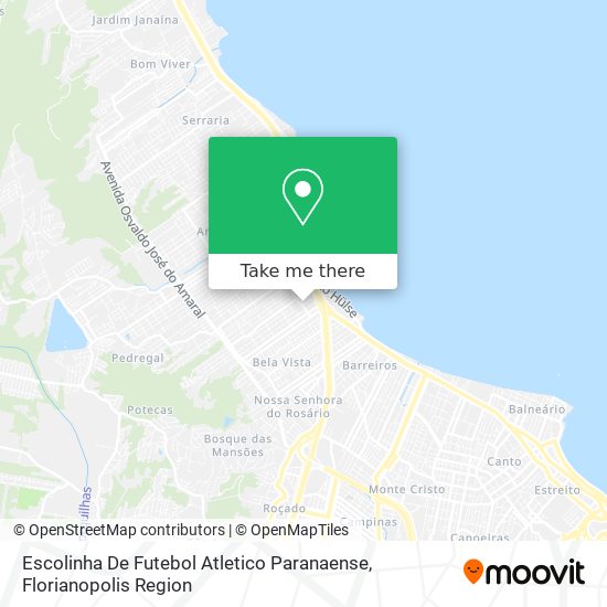 Escolinha De Futebol Atletico Paranaense map