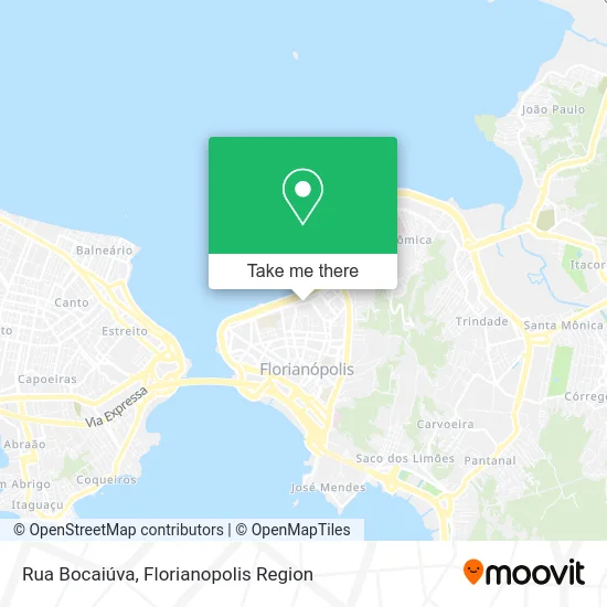 Rua Bocaiúva map