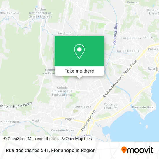 Rua dos Cisnes 541 map