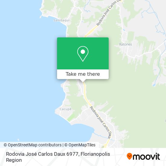 Rodovia José Carlos Daux 6977 map