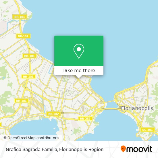 Gráfica Sagrada Família map