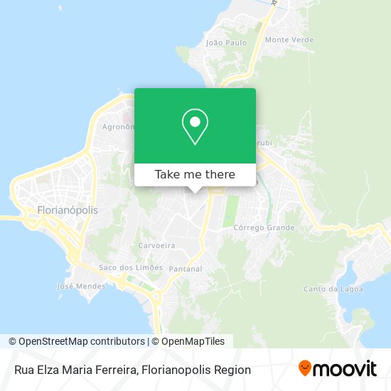 Mapa Rua Elza Maria Ferreira