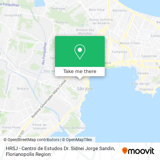 HRSJ - Centro de Estudos Dr. Sidnei Jorge Sandin map