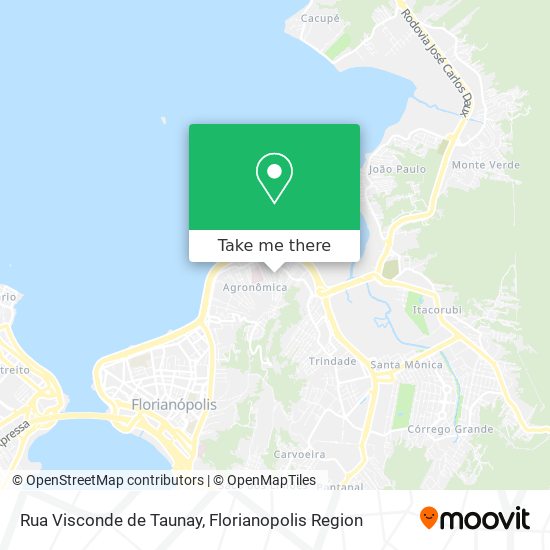 Rua Visconde de Taunay map