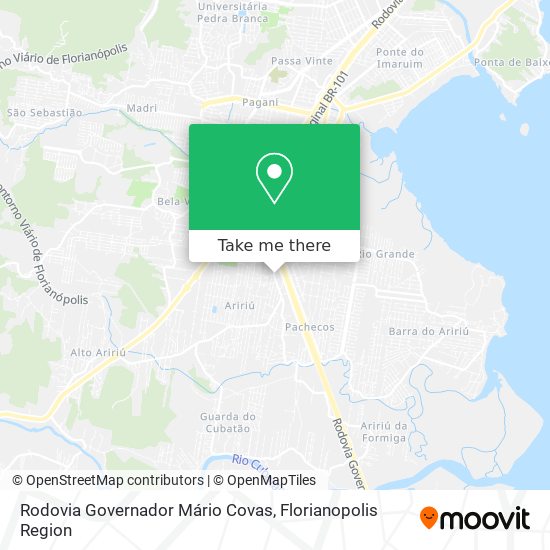 Rodovia Governador Mário Covas map