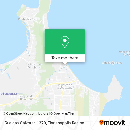 Rua das Gaivotas 1379 map