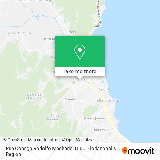 Rua Cônego Rodolfo Machado 1000 map