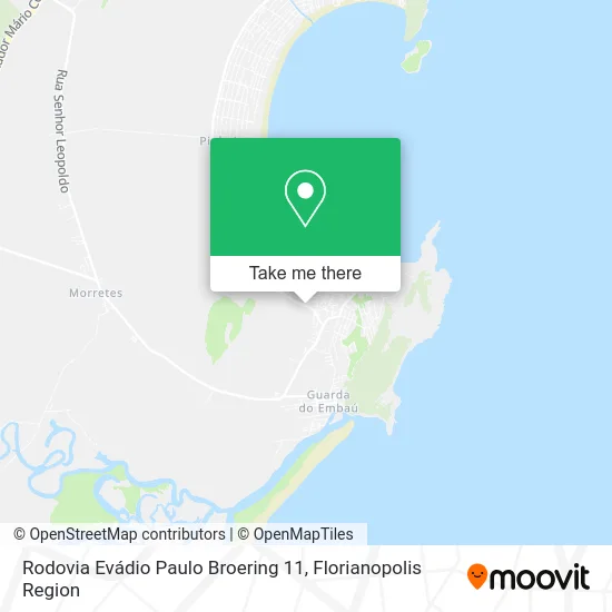 Rodovia Evádio Paulo Broering 11 map