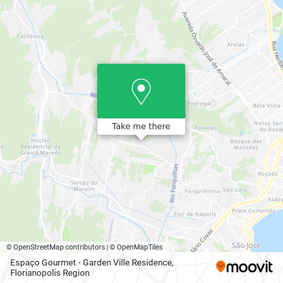 Espaço Gourmet - Garden Ville Residence map