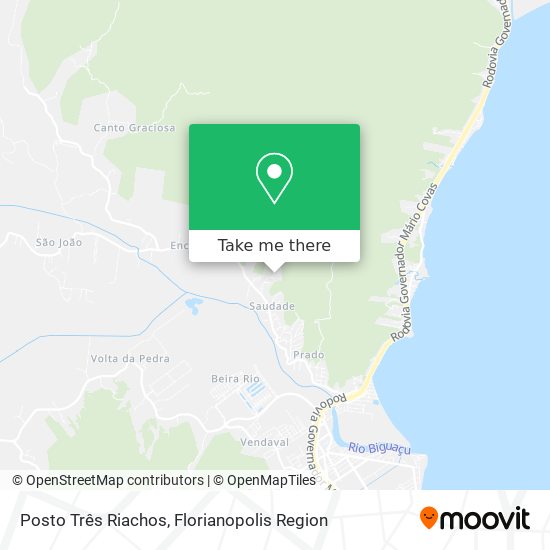Posto Três Riachos map