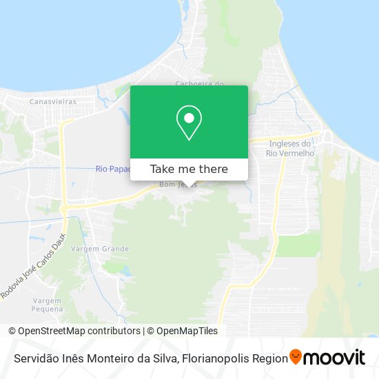 Mapa Servidão Inês Monteiro da Silva