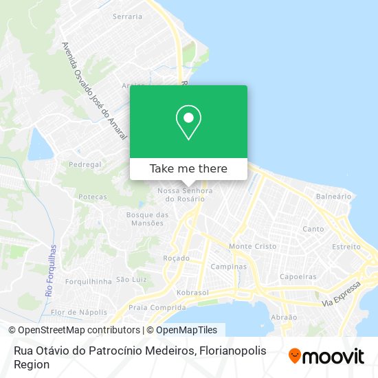 Rua Otávio do Patrocínio Medeiros map