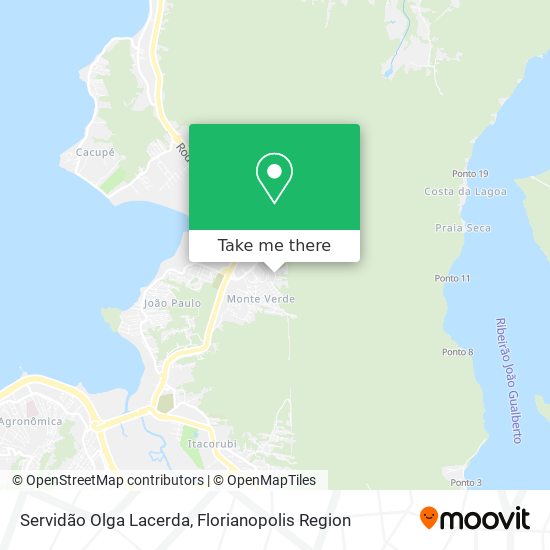 Servidão Olga Lacerda map