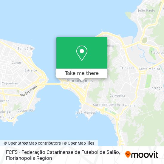 FCFS - Federação Catarinense de Futebol de Salão map