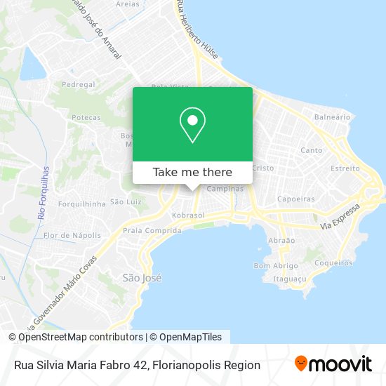 Rua Silvia Maria Fabro 42 map