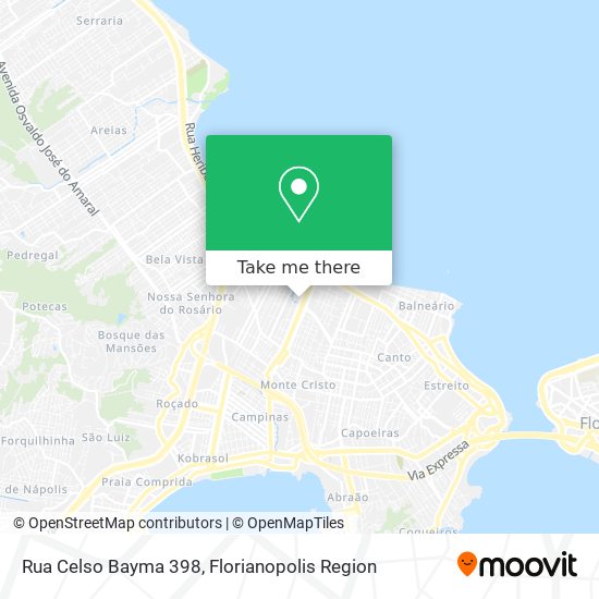 Rua Celso Bayma 398 map
