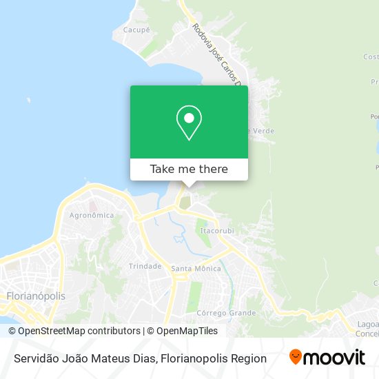 Servidão João Mateus Dias map