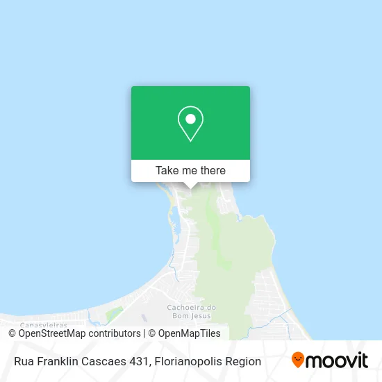 Rua Franklin Cascaes 431 map