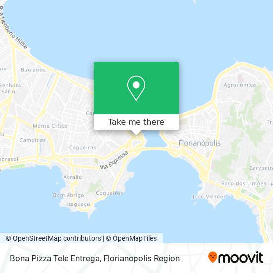Bona Pizza Tele Entrega map