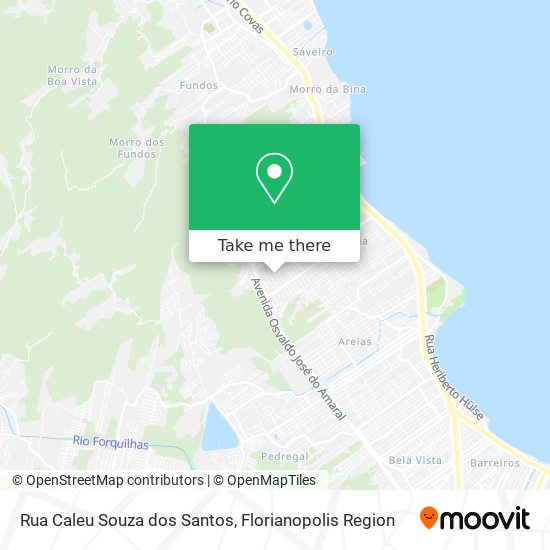 Rua Caleu Souza dos Santos map