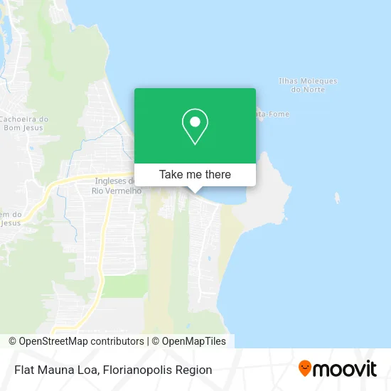 Flat Mauna Loa map