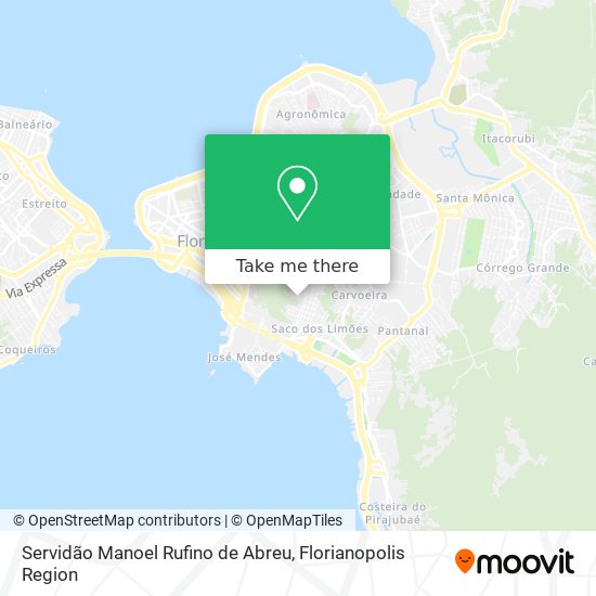 Servidão Manoel Rufino de Abreu map