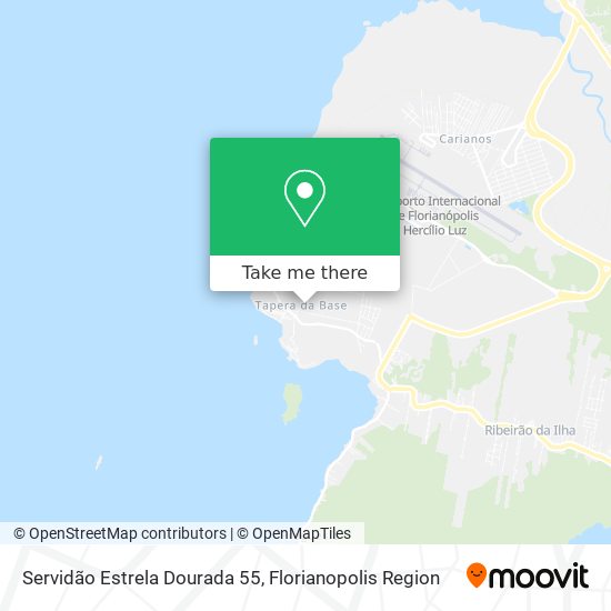 Servidão Estrela Dourada 55 map