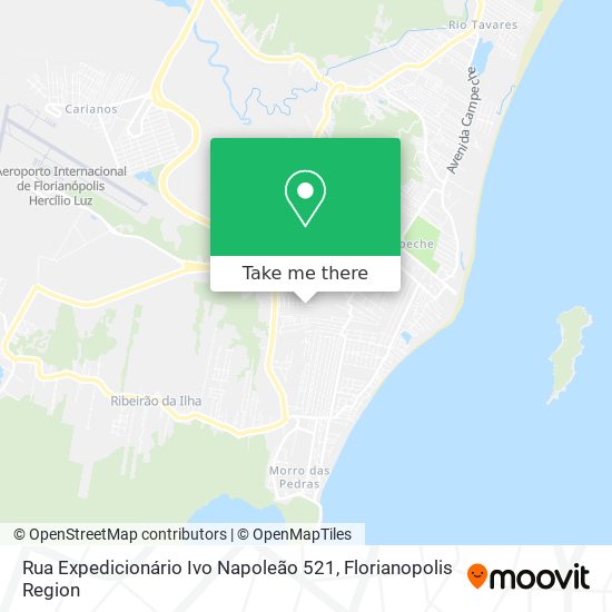 Mapa Rua Expedicionário Ivo Napoleão 521