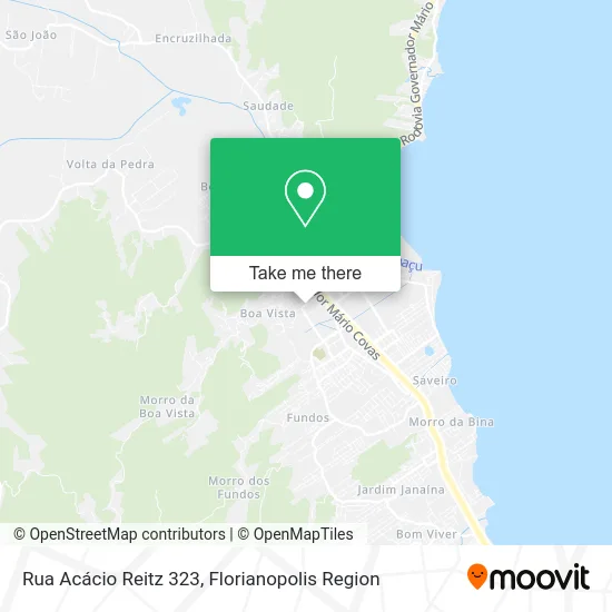 Rua Acácio Reitz 323 map