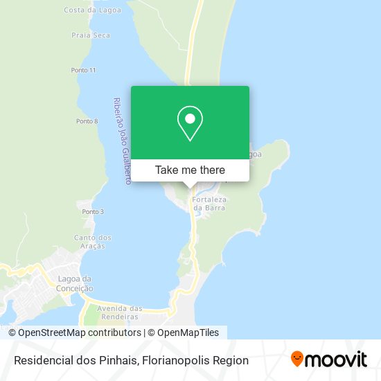 Residencial dos Pinhais map